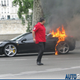 Illustration for article titled Ferrari 458 Burns In Paris, Still Hot Like Love